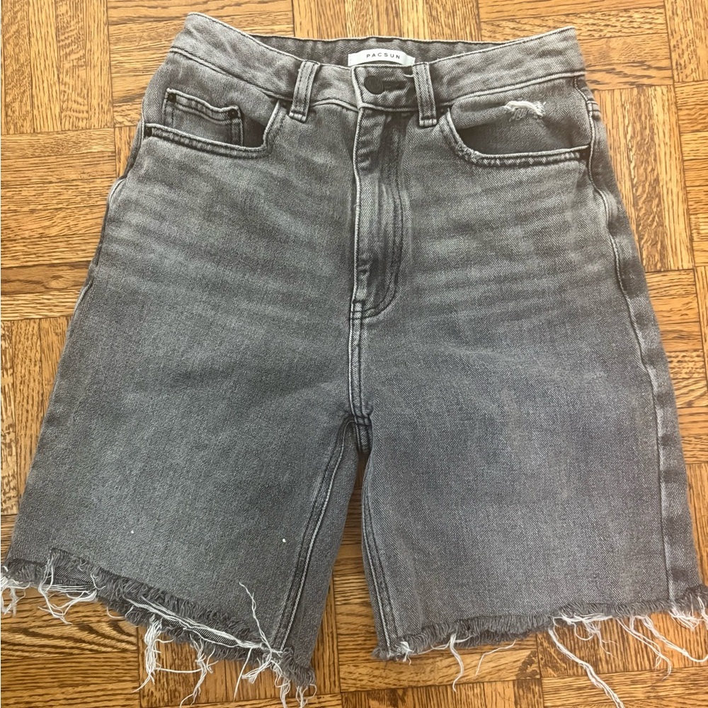 PacSun Charcoal Denim Jorts